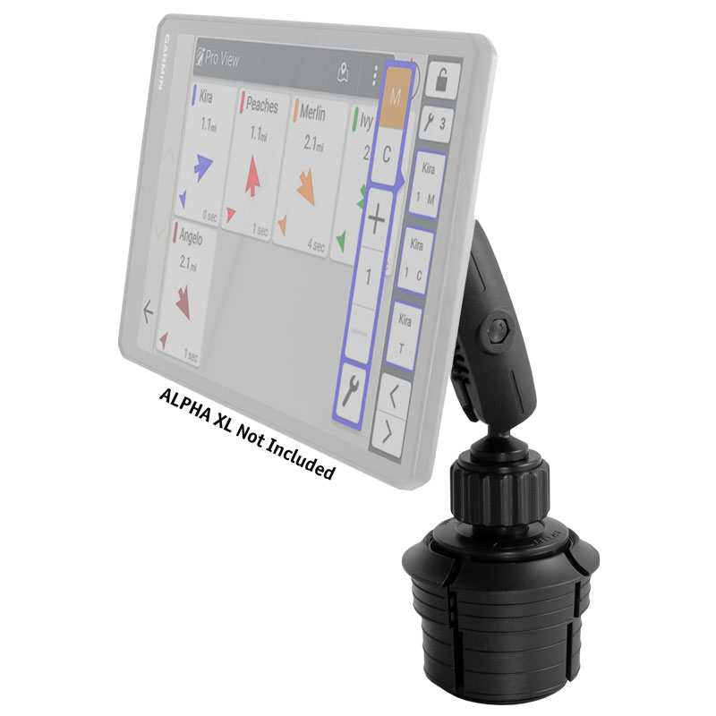 Cup Holder Mount with Alpha XL
