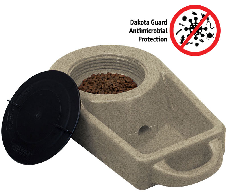 Dakota 283 Dine N Dash Portable Waterer with Integrated Food Storage and DakotaGuard