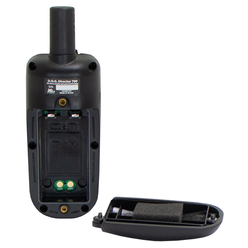 DD700 Transmitter Battery Compartment