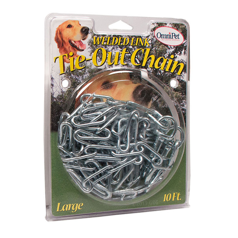 MOPIX Dog TieOut Chain Box Large 10 ft. by OmniPet.