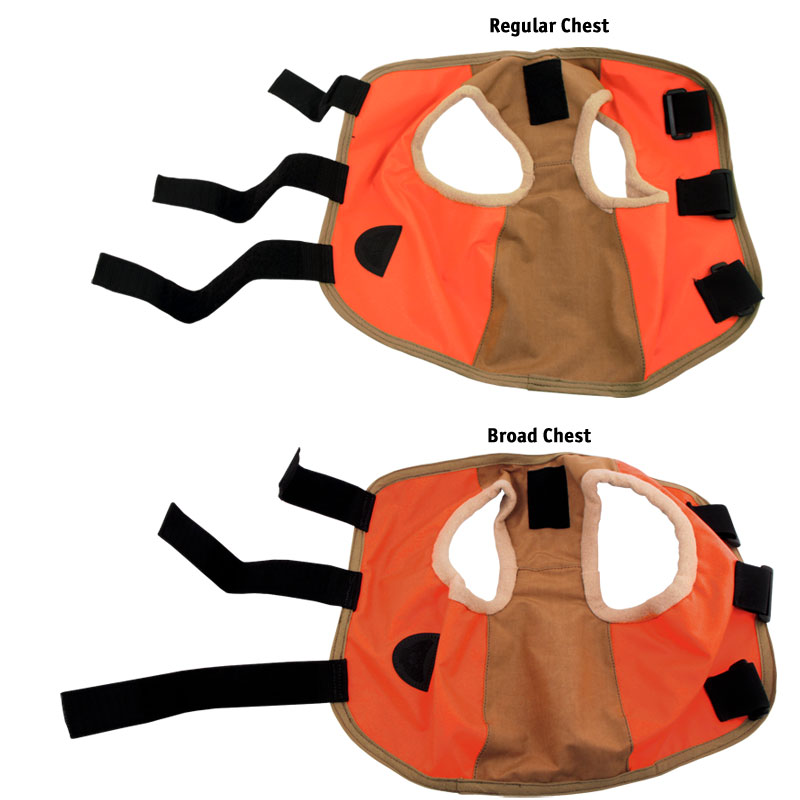 Dog Vest Regular vs Broad