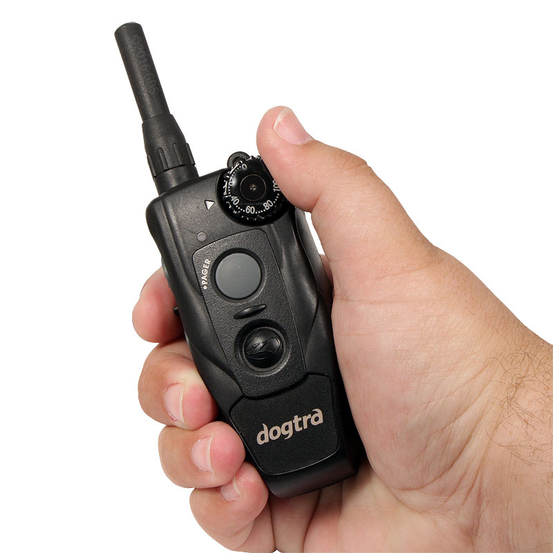 Dogtra 200C Transmitter in Hand