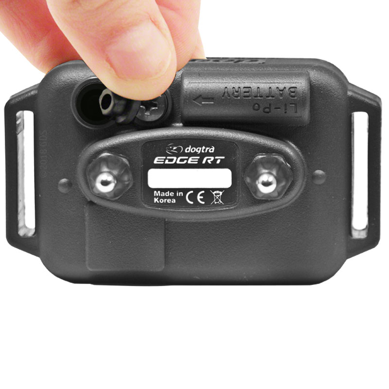 Dogtra Edge RT Receiver Charging Port