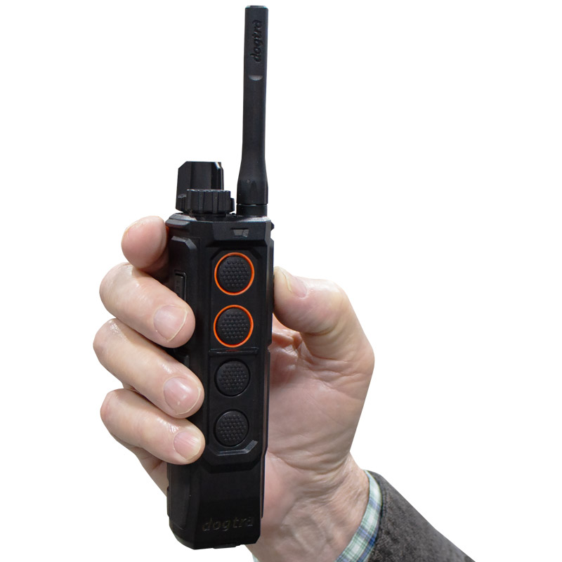 Dogtra Edge RT2 Transmitter in Hand