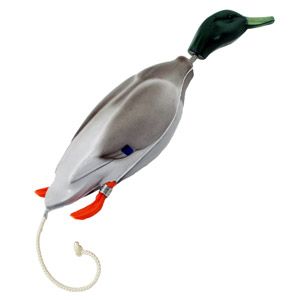 Greenwing Teal Training Dummy - Realistic Duck Bumper For Retriever Dogs (With Throw Rope)