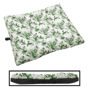  shop EXTRA LARGE Bizzy Beds&#174; Dog Bed with Zipper -- Fronds / Ash Two-Tone
