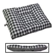  shop EXTRA LARGE Bizzy Beds&#174; Dog Bed with Zipper -- Buffalo Plaid Black / Gray Two-Tone