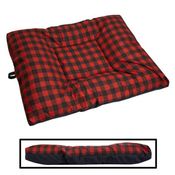  shop EXTRA LARGE Bizzy Beds&#174; Dog Bed with Zipper -- Buffalo Plaid Red / Black Two-Tone