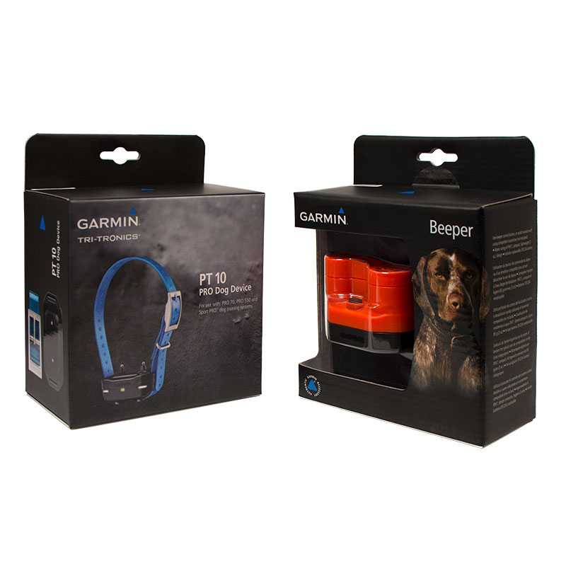 MOPIX Garmin UPLAND 550 Additional Collar PT10 + Beeper Boxes.