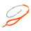 Orange GDS 4 ft. Biothane Chain Tree Lead