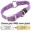 AMETHYST PURPLE BIG DAWG 1 in. Biothane O-Ring Collar