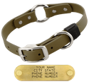 OLIVE GREEN BIG DAWG 1 in. Biothane O-Ring Collar