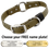OLIVE GREEN BIG DAWG 1 in. Biothane O-Ring Collar