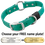 TEAL BIG DAWG 1 in. Biothane O-Ring Collar