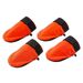ORANGE Sylmar Cordura Nylon GUN DOG Boots -- Set of 4
