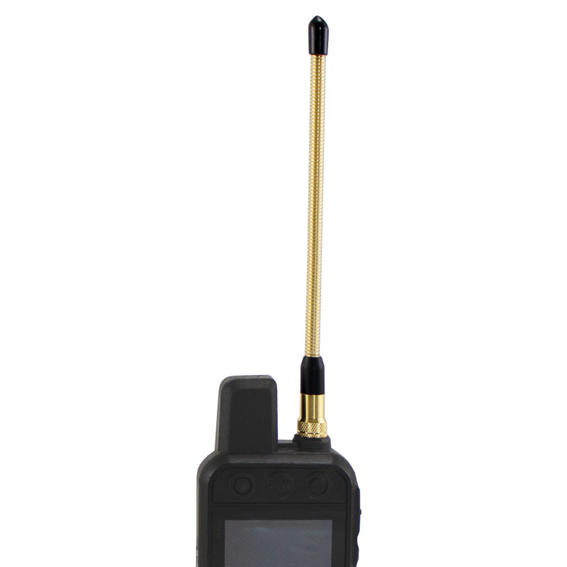 Gold Flex Long Range Antenna on Handheld