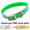GREEN 1 in. SunGlo Reflective Standard Collar