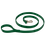 GREEN Omnipet Bravo 1 in. x 6 ft. 2-Ply Stitched Nylon Leash