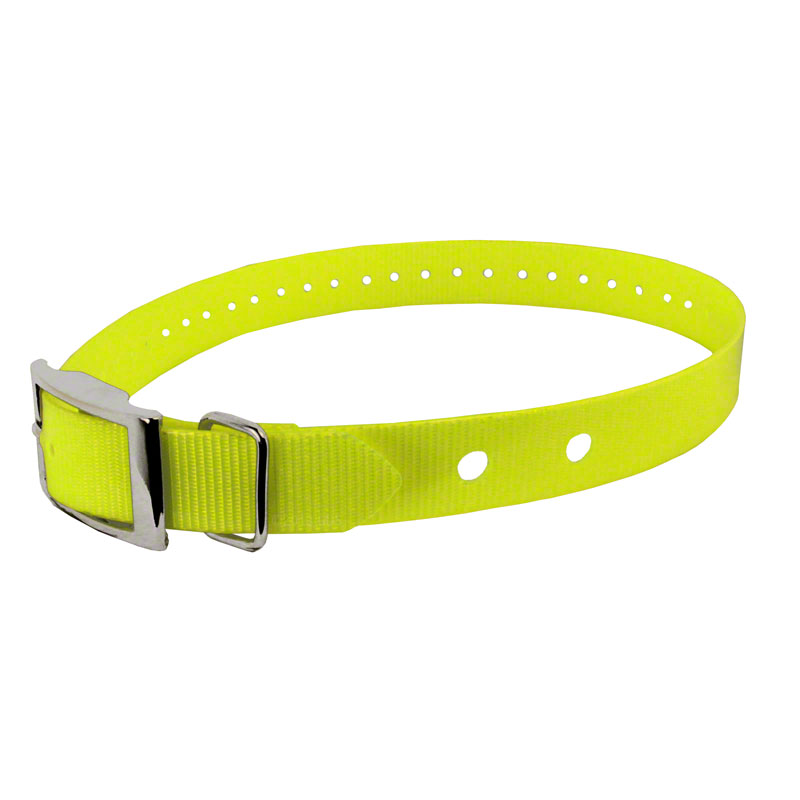 Hi-Flex 1" 2-Hole Yellow Replacement Collar Strap
