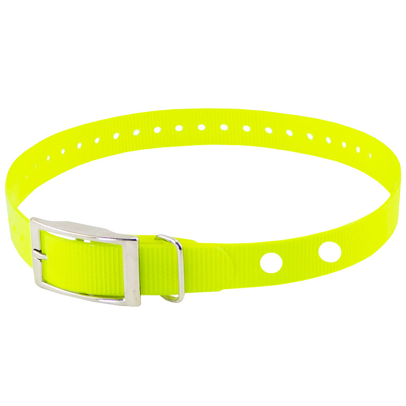 Hi-Flex 1" 2-Hole Yellow Replacement Collar Strap