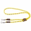 Hi-Viz Yellow Mendota Solid Braid Lanyard Double Snap