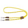 Hi-Viz Yellow Mendota Solid Braid Lanyard Double Snap