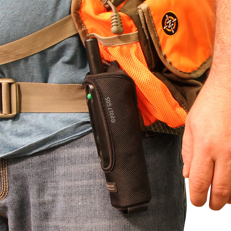 Holster on vest