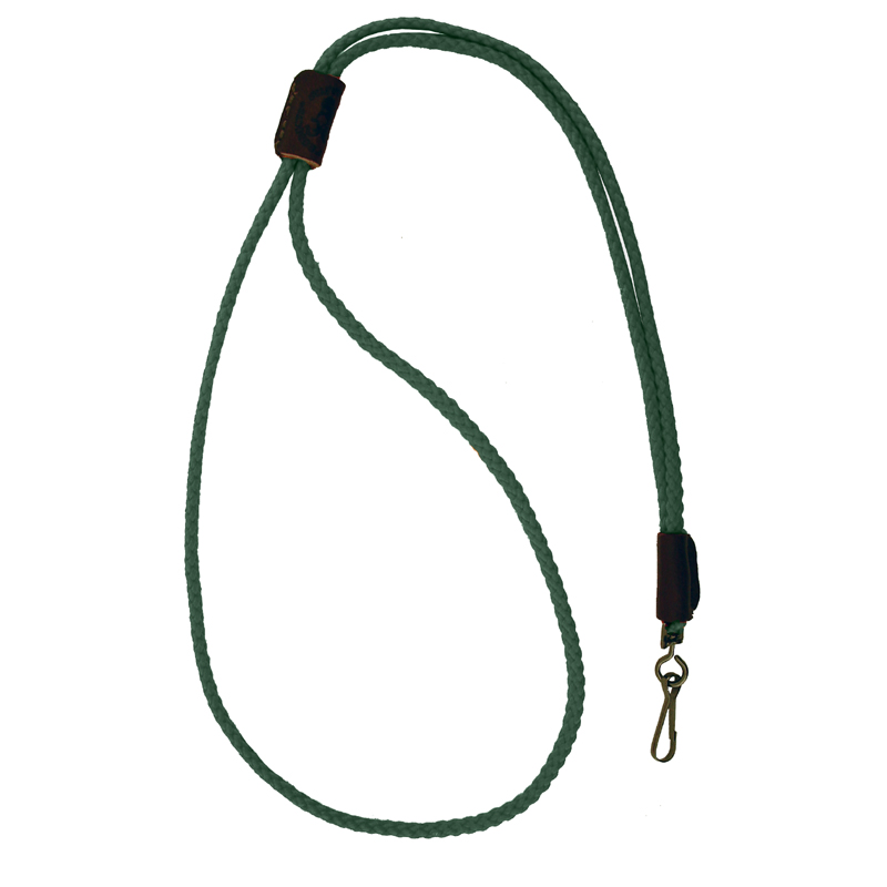 Hunter Green Mendota Premium Solid Braid Lanyard