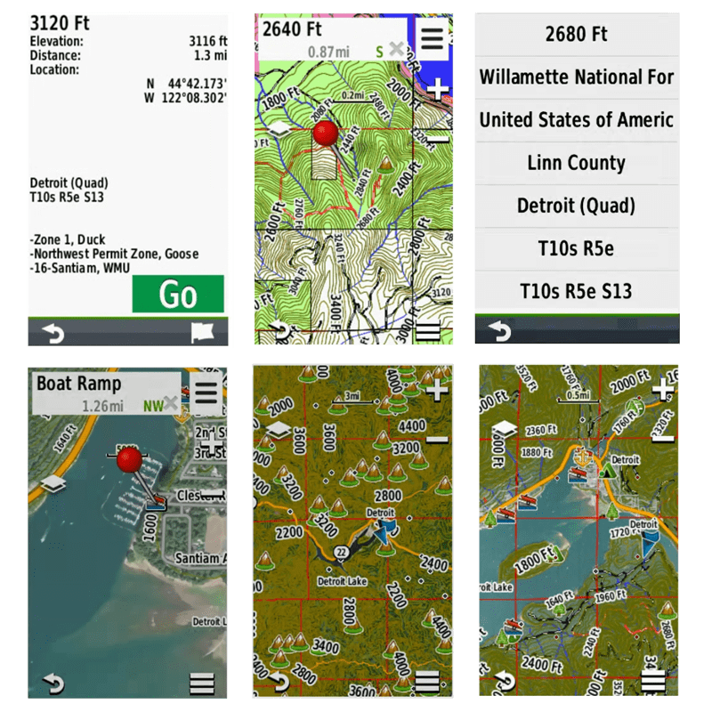 Huntview Plus Map Screenshots