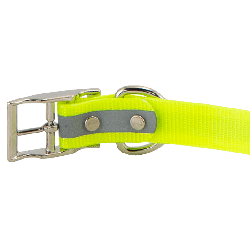 SunGlo Reflective Collar Back of Buckle Detail