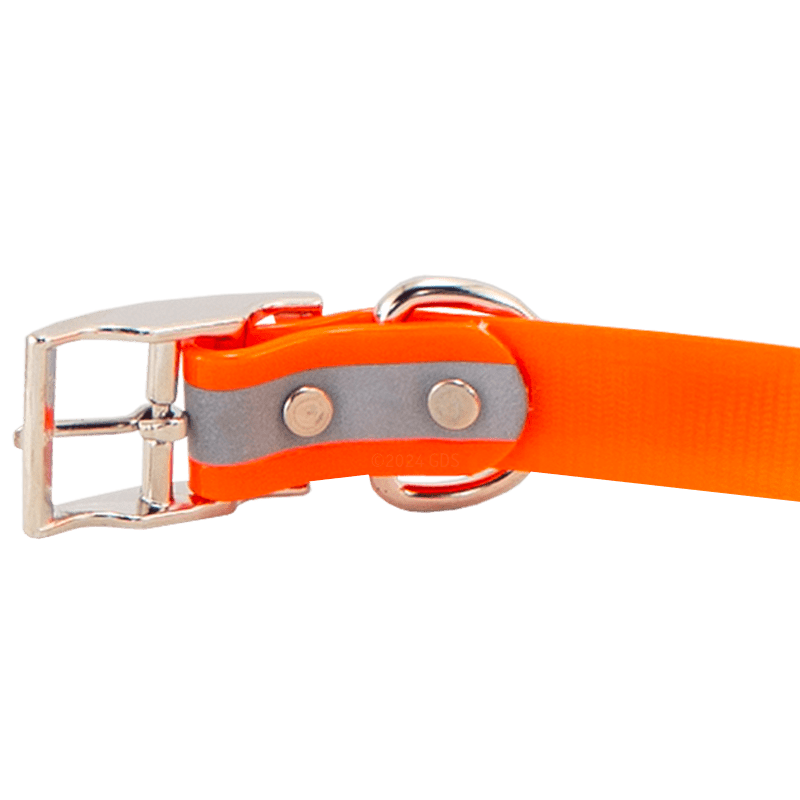 SunGlo Reflective Standard Dog Collar Buckle Inside Detail