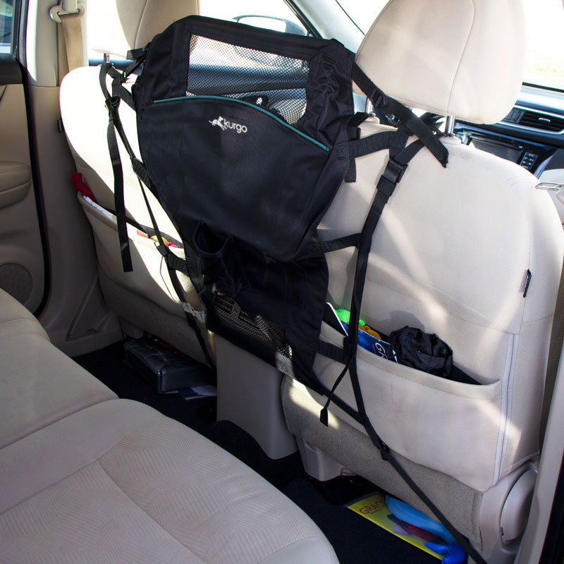 Kurgo Backseat Barrier Installed in Small SUV