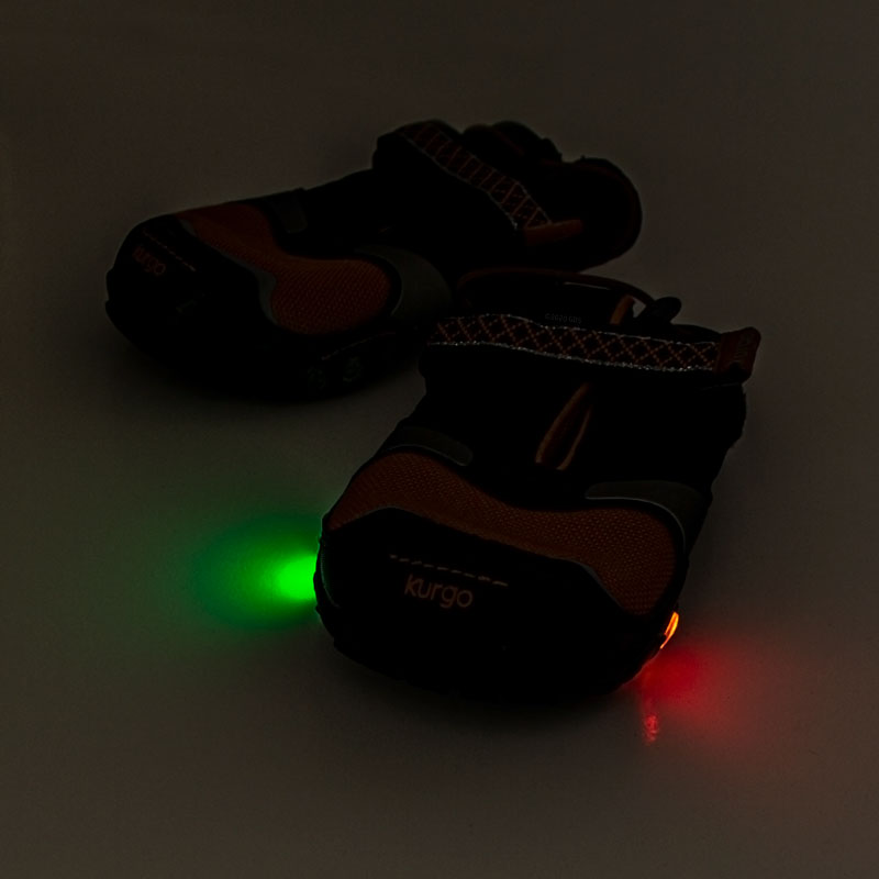 CLOSEOUT Kurgo StepnStrobe Dog Boots Set of 4 Gun Dog Supply