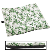  shop LARGE Bizzy Beds&#174; Dog Bed with Zipper -- Fronds / Ash Two-Tone