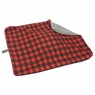 LARGE Bizzy Beds® Replacement Cover -- Buffalo Plaid Red / Fog Two-Tone