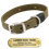 LASER BIG DAWG -- OLIVE GREEN 1 in. Biothane Standard Collar