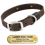 LASER BIG DAWG -- CHOCOLATE BROWN 1 in. Biothane Standard Collar