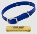 Little LASER Dawg -- ROYAL BLUE 3/4 in. Biothane Standard Collar