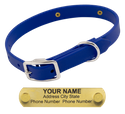 Little LASER Dawg -- ROYAL BLUE 3/4 in. Biothane Standard Collar