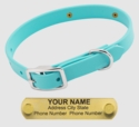 Little LASER Dawg -- SKY BLUE 3/4 in. Biothane Standard Collar
