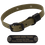 STEALTH Dawg -- OLIVE GREEN 1 in. Biothane Standard Collar with Black Hardware