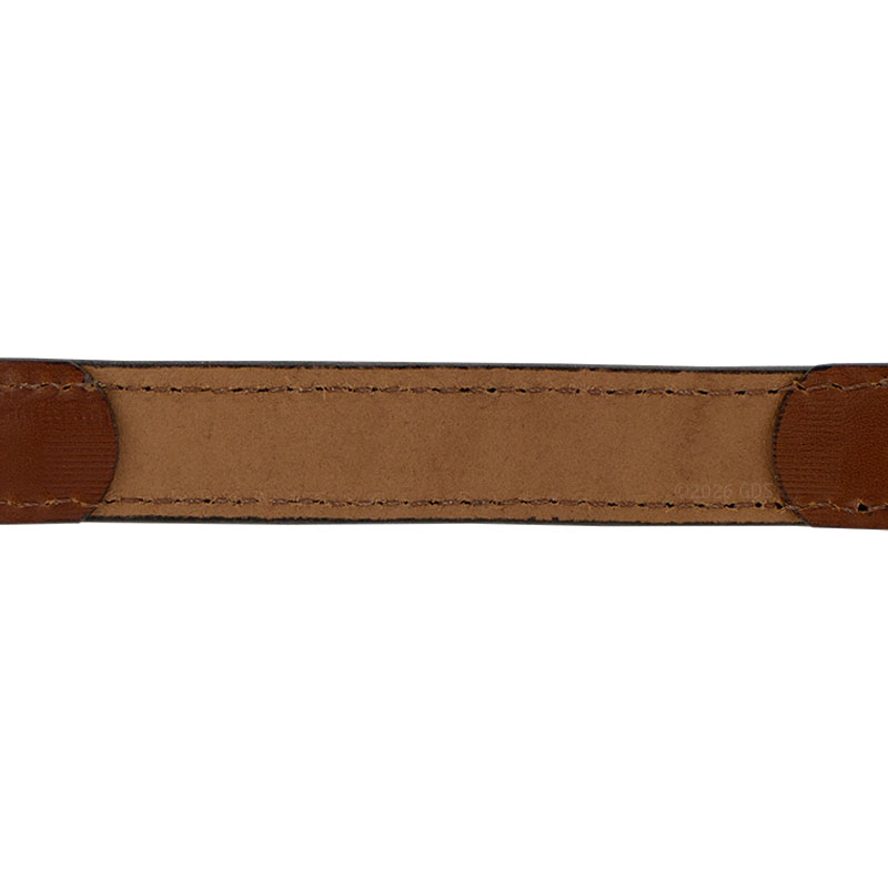 Leather Dog Collar Inside Stitching Detail