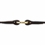Leather Dog Collar Center Ring Edge Detail