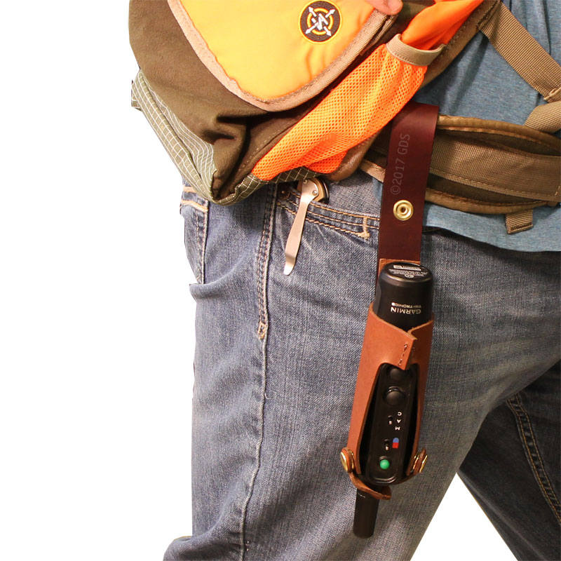 MOPIX Leather Holster on vest.