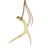 Leather Rack Strap Holding Antler 