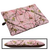  shop MEDIUM Limited Edition Bizzy Beds&#174; Dog Bed -- Pink Conceal Camo / Coffee Two-Tone