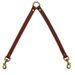 Mendota 25 in. Leather Couple -- 2-dog