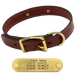 1 in. Mendota Hunt Dog Leather D-End Dog Collar 