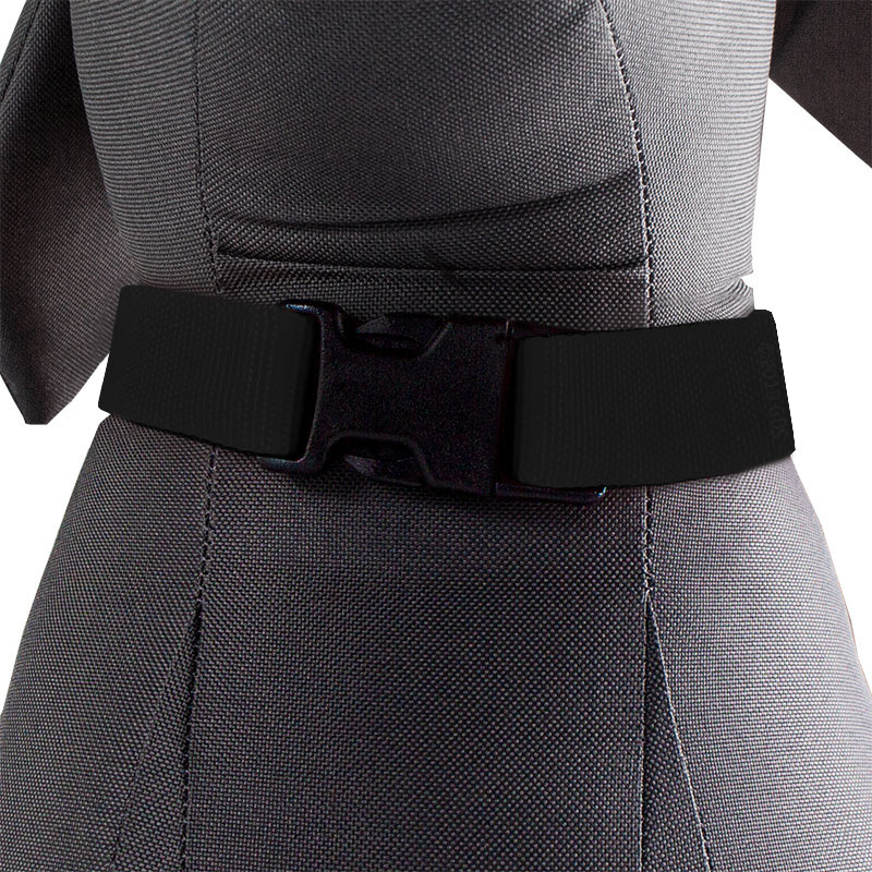 Mendota Visi-Vest Neck Buckle Detail in Use