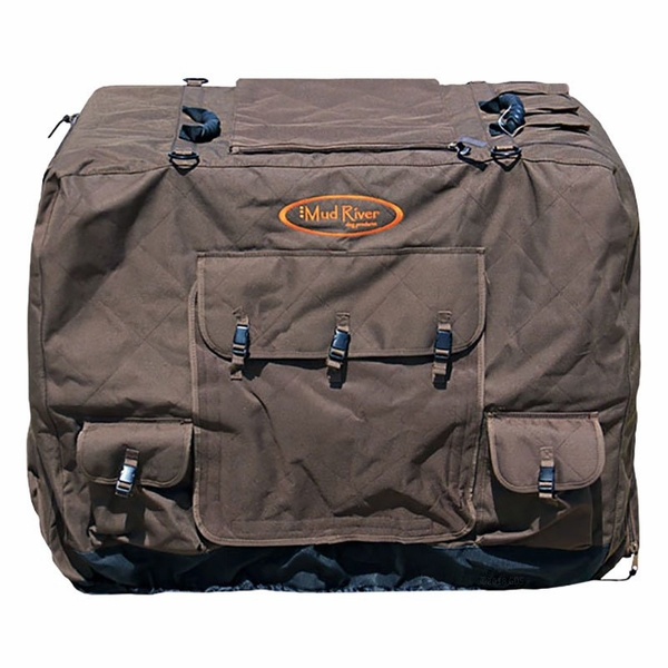 Large Brown Dixie Insulated Kennel Cover by Mud River. 182.00. FREE